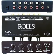 Rollos Da134 4 canales Amplificador De Distribución