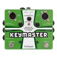 Pedal De Efecto Pigtronix Keymaster Mezclador De Efectos Color Verde