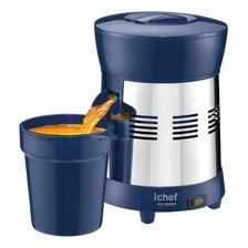 Espremedor De Frutas Ichef Polishop - Turbo Premium Cor Azul Frequência 60hz Bivolt