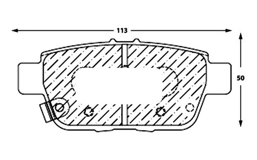 Pastilla De Freno Trasera Acura Tl  3.7 2008 Foto 3