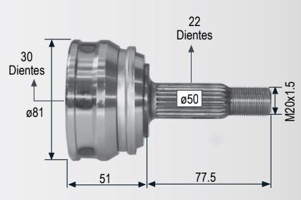 Junta Espiga Lado Rueda Vw Quantum 1.8l 1982-1985 Man/aut  Foto 3