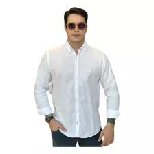 Camisa Dudalina Manga Longa Slim Oxford Masculino