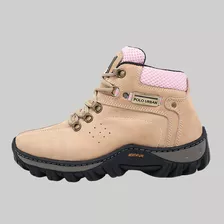 Bota Para Trabalho Coturno Adventure Botina Couro Legitimo