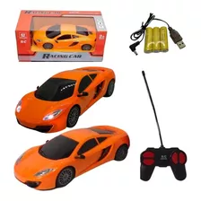 Carro Deportivo A Control Remoto Con Luces Niños Regalo