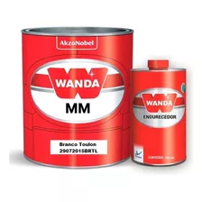 Tinta Pu Kit 3,6l Barco Naval Automotiva Wanda Branco Toulon