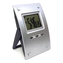 Mini Relógio De Mesa Digital Despertador Cronômetro 268a