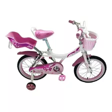 Bicicleta Kova Lola R 16 C/canasto Y Sillita Niña Yanett 