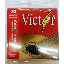 Cuerdas Guitarra Acustica Clasica Victor Nylon