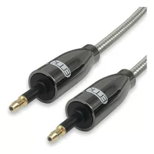 Emk Cable Nylon 3.5mm Mini Toslink Optico Tv 100cm 7.1