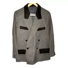 Blazer O Chaqueta Formal Con Terciopelo