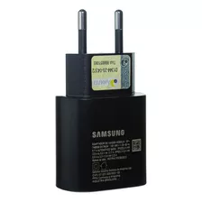 Caixinha Carregador Samsung Super Fast Charge Preto 3a