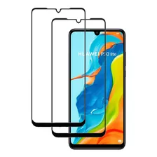 Kit 2 Películas De Vidro 3d Para Huawei P30 Lite Toda Tela