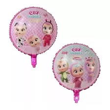 15 Globos Metalicos De Bebes Llorones 45cm +15porta Globos