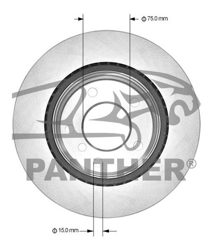 Disco Panther Dpj1022 Tras Bmw 320i 2014 Foto 5