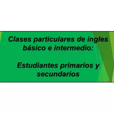 Clases Particulares De Inglés