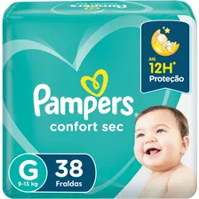 Kit Fraldas Pampers 3 Pacotão