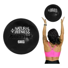 Wall Ball Crossfit E Funcional Medicinal 6kg Natural Fitness