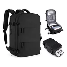 Mochila Viaje Carry On Compartimientos Usb Impermeable Viral