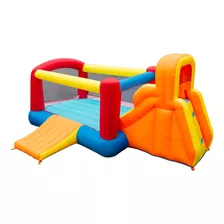 Saltarin Inflable Banzai Con Doble Tobogán Pared De