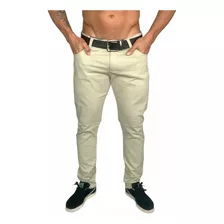 Calças Jeans Sarja Masculina Skinny C/ Lycra Coloridas