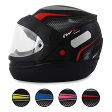 Capacete San Marino Fw3 Com Narigueira Automatic Masculino