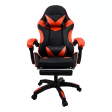 Cadeira Escritório Gamer Reclinável Ergonômica Couro