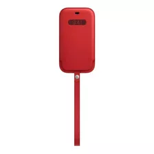 Manga De Cuero Apple iPhone 12/12 Pro Color Rojo Apple Leather Sleeve