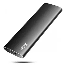 Ssd Externo Portátil Z Slim 3.2 10 Gbs Netac 250 Gb Para Juegos De Pc, Color Negro