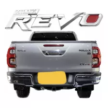 Emblema Revo Hilux Toyota 3d Cromado Cromo Logotipo Pick Up