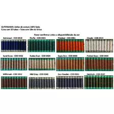 Linhas De Costura Gutermann 100% Seda Várias Cores Cx 10un