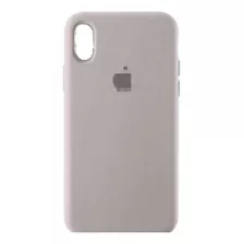 Funda Silicona Case Para iPhone X Xs Xr Max Gris Premium