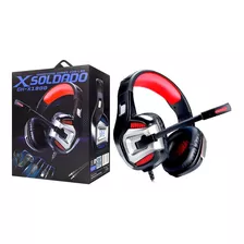 Fone Ouvido Gamer Infokit Xsoldado Gh-x1800 Super Bass Led