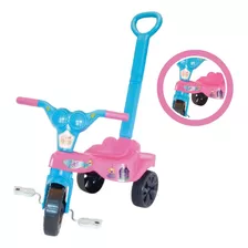 Motoca Infantil Triciclo Velotrol Bebê Menina C/ Haste