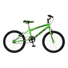 Bicicleta Infantil Krs Rebaixada Aro 20 1v Freios V-brakes Cor Verde