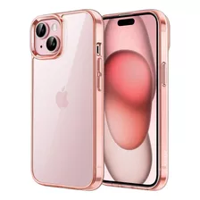 Fundas Para Móviles Jetech 5500r Rosa Dorado Para iPhone 15