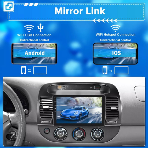 Android Carplay Toyota Camry 00-03 Touch Bluetooth Radio Usb Foto 8