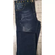 Jean Zhoue Tachas Elastizado Nuevo T:24/34 Envió Gratis