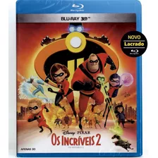 Blu-ray 3d Os Incríveis 2 - Original Novo Lacrado