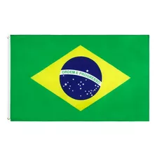 Bandera Grande De Poliéster De La Nación Brasileña, 90 Cm X 150 Cm