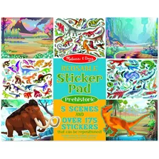 Bloco De Adesivos Reutilizável Pré-histórico Melissa & Doug