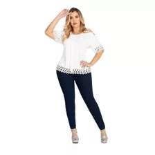 Blusa Blanca Tallas Extra Para Dama Mundo Terra