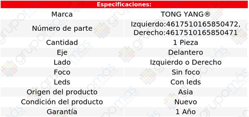 Faro Niebla Delantero S/foco Tong Yang Tucson 2019 A 2021 Foto 2