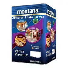 Ver-niz Para Madeira Marítimo Montana Natural 18 Litros