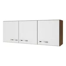 Armário Aéreo 120cm Multiuso Cozinha Lavanderia Off White