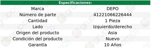 Faro Niebla Izq/der Jeep Patriot 07 Al 09 Depo Foto 4