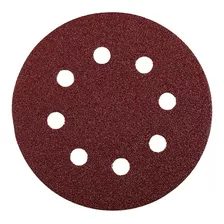 5 Disco Lija Para Pulir 125mm Velcro Grano 80 Kwb Color Unico Color