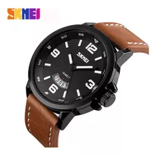 Relojes De Piel Skmei Fashion Quartz Calendar