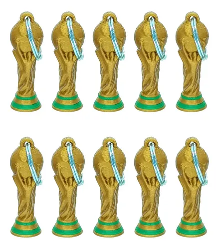 Copa Mundial Llavero Por Mayor Kioscos Álbum Futbol ×10 Dorado