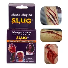 Massa Slug Maquiagem 200g Artística Halloween Teatral Terror