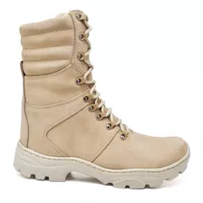 Bota Para Trabalho Coturno Couro Tática Exército Adventure